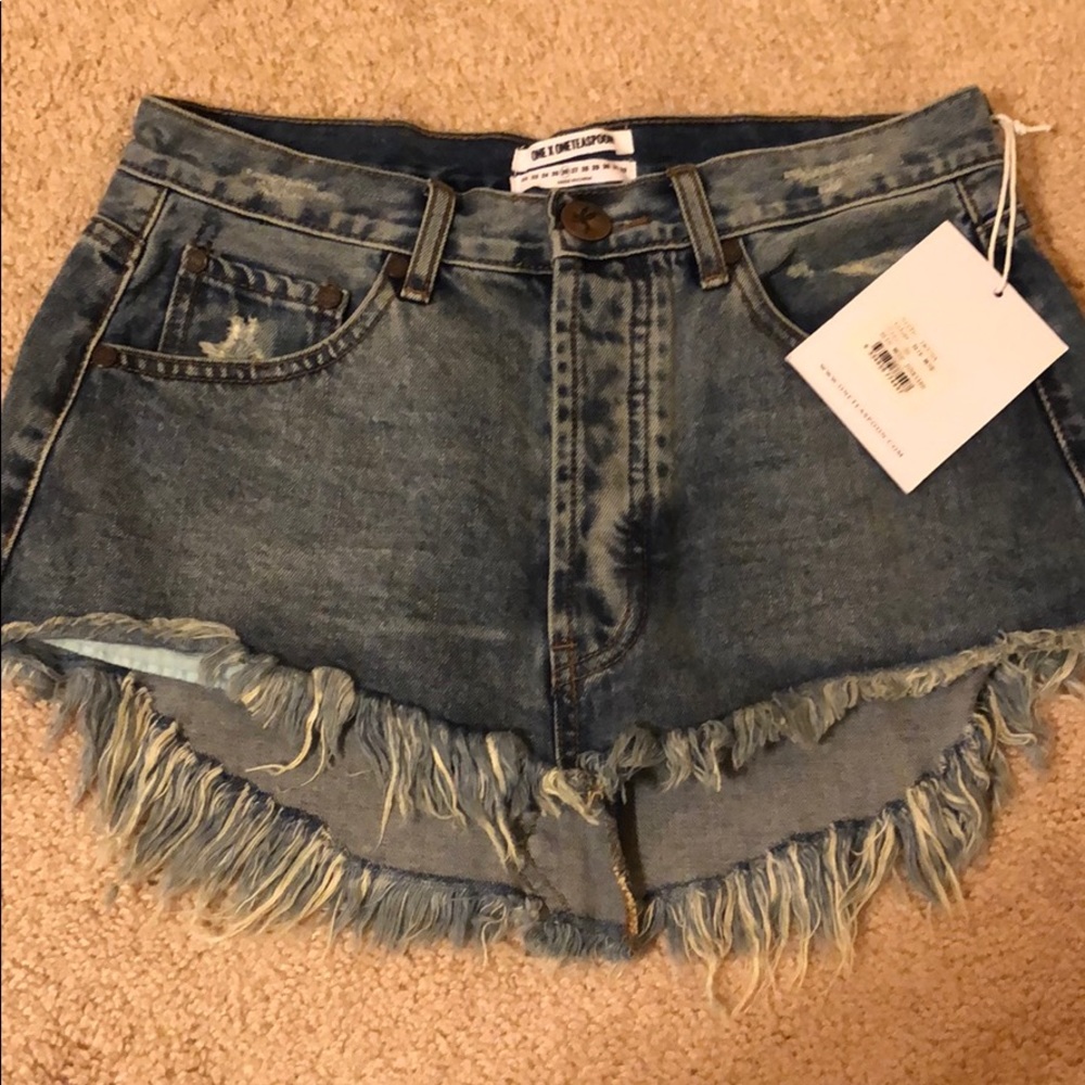 One Teaspoon Junkyard Denim skirt